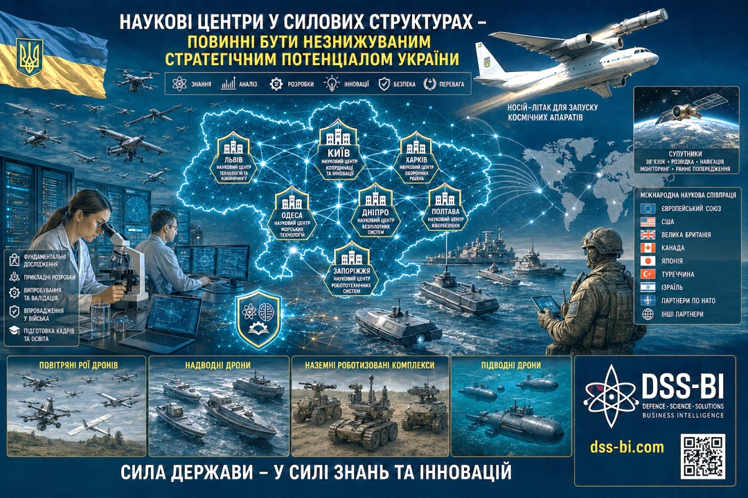 Наукові центри у силових структурах – повинні бути незнижуваним стратегічним потенціалом України